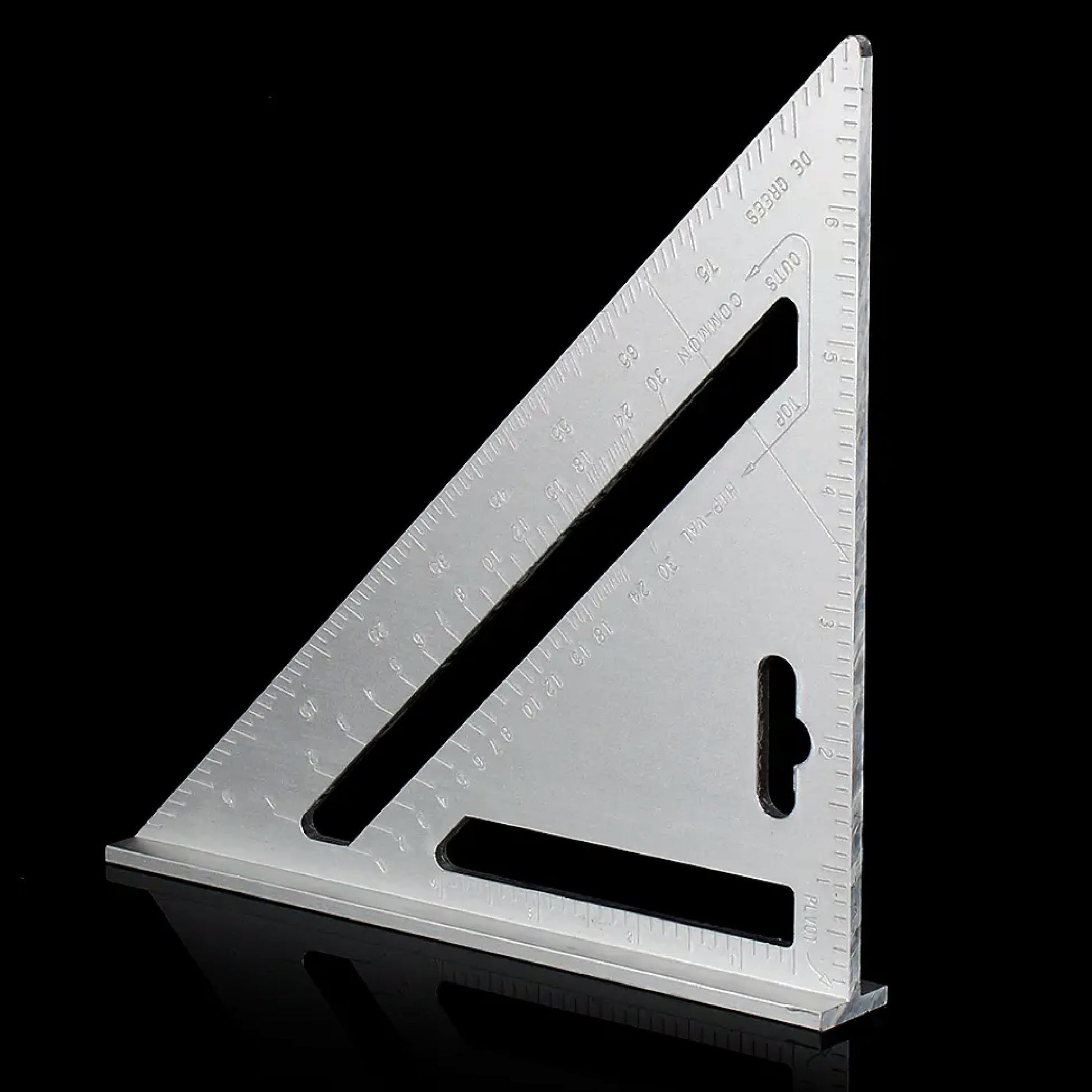 Double Side Scale Triangle Measurement Hand Tool