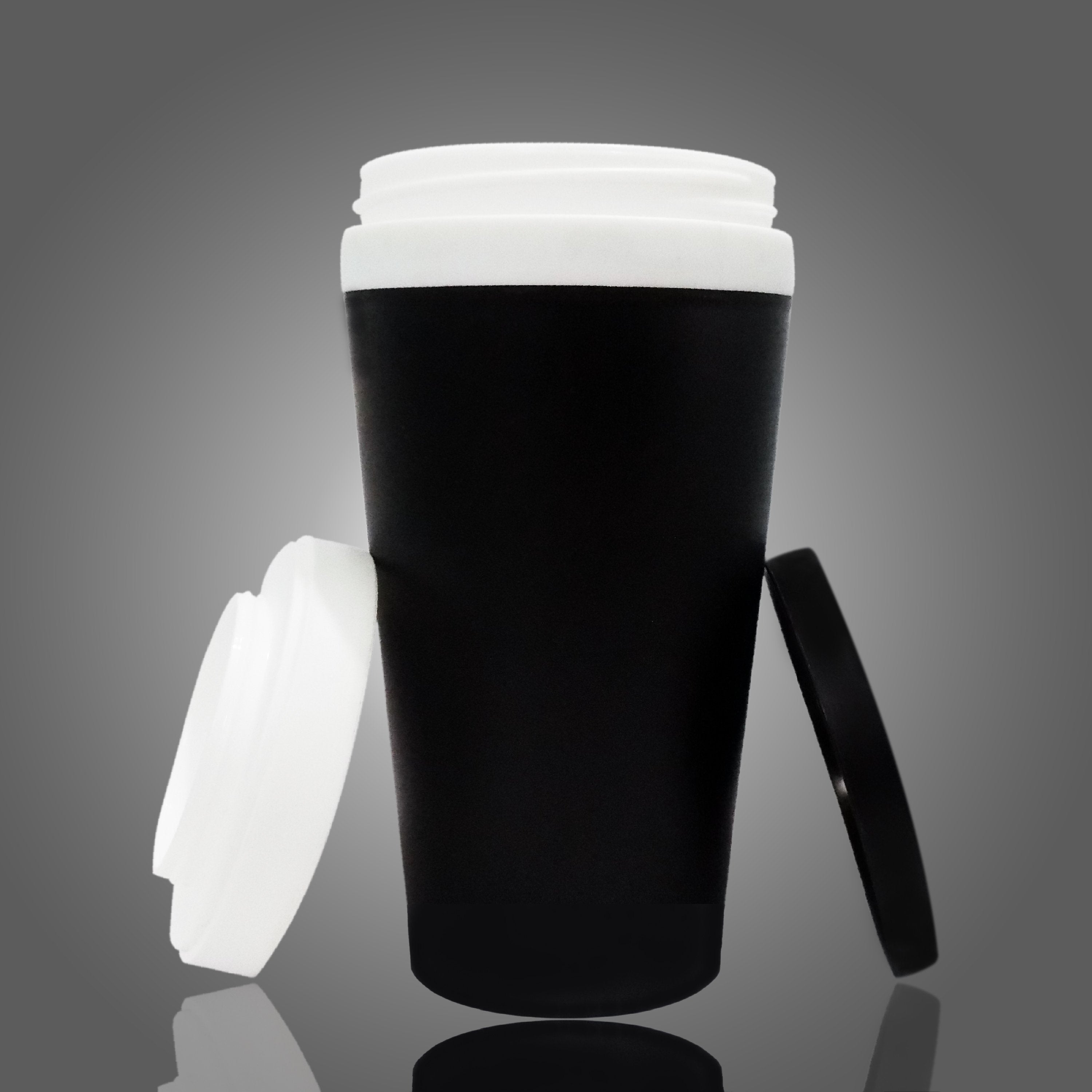 3 in 1 Shaker Sipper Glass with Detachable Storage Container (300Ml)