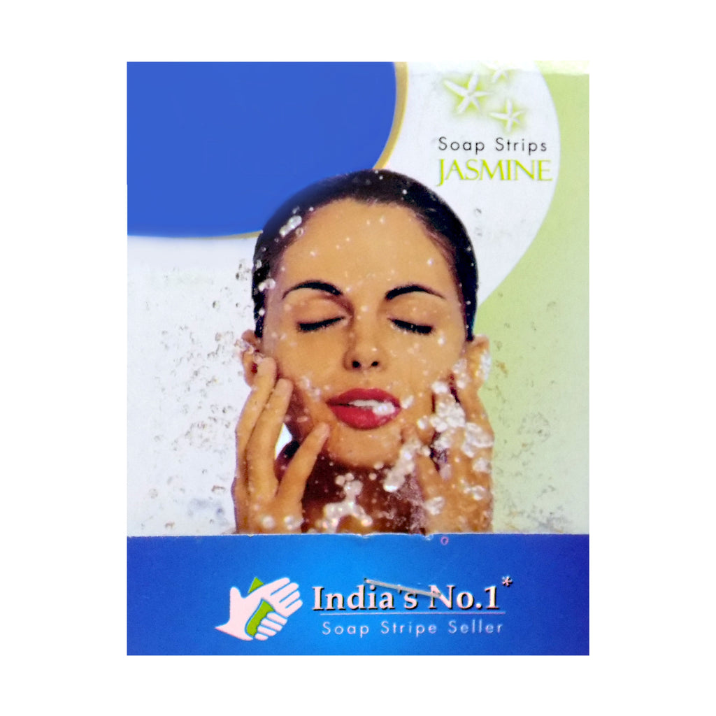 Fresh Paper Soap Strips Traveling Hand Wash with Jasmine Fragrance (100 paper soap strips)