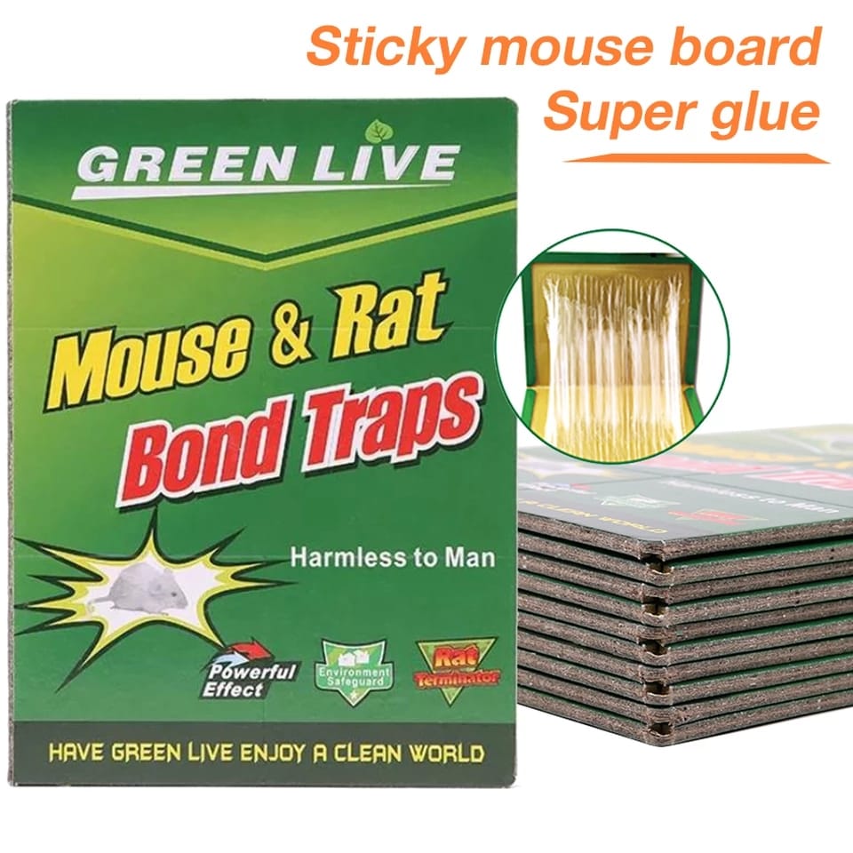 Mice Traps Sticky Boards Strongly Adhesive That Work Capturing Indoor and Outdoor