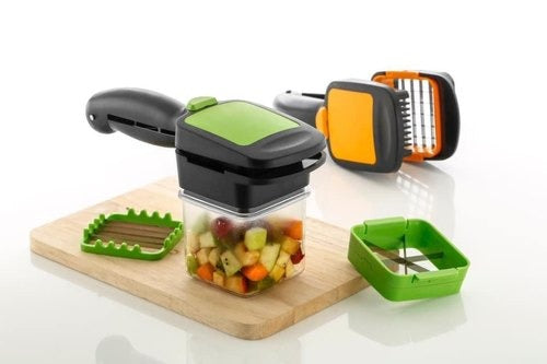 Premium Vegetable Dicer Multi Chopper Set 5 in 1 Cutting Blades
