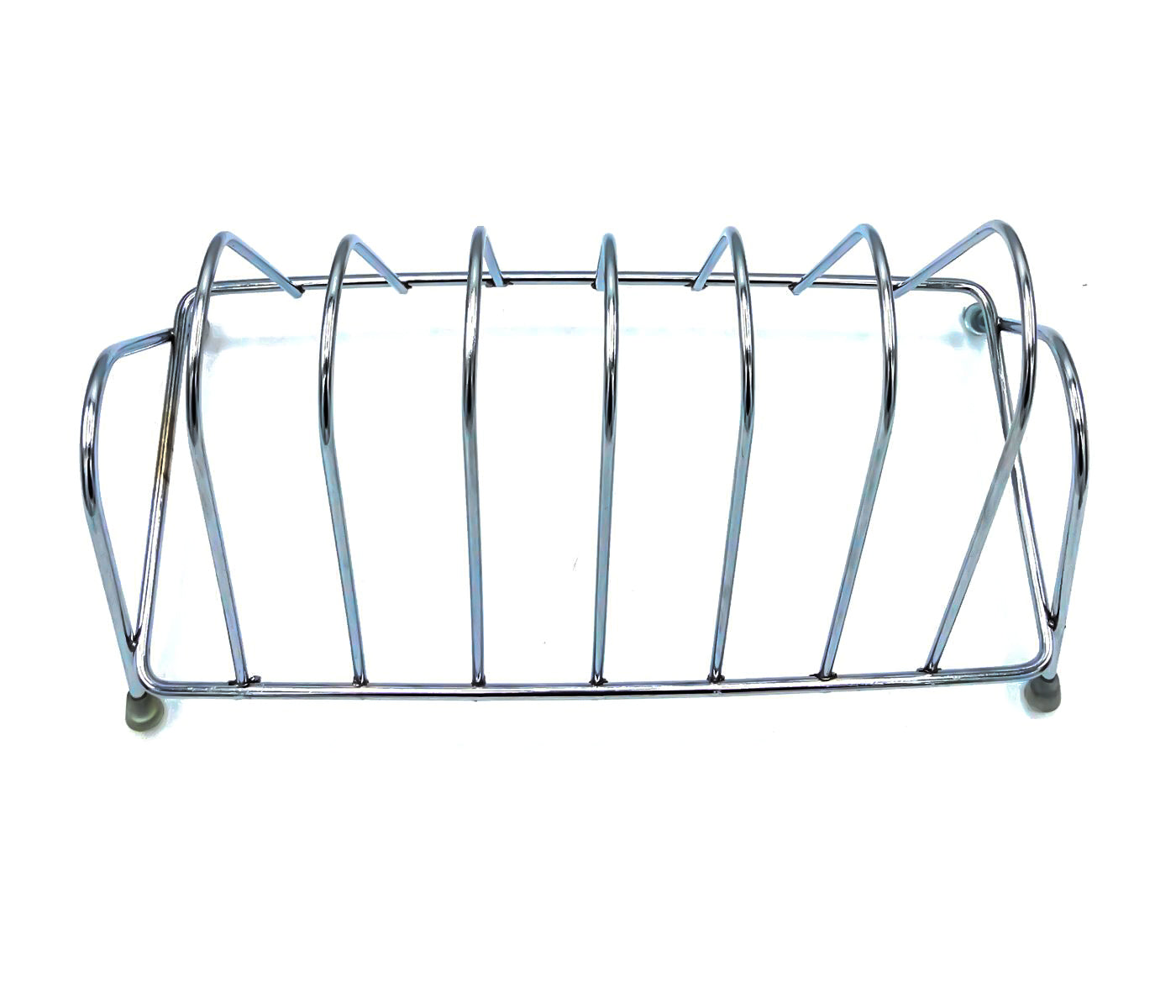 Stainless Steel Square Plate Rack Stand Holder for Kitchen