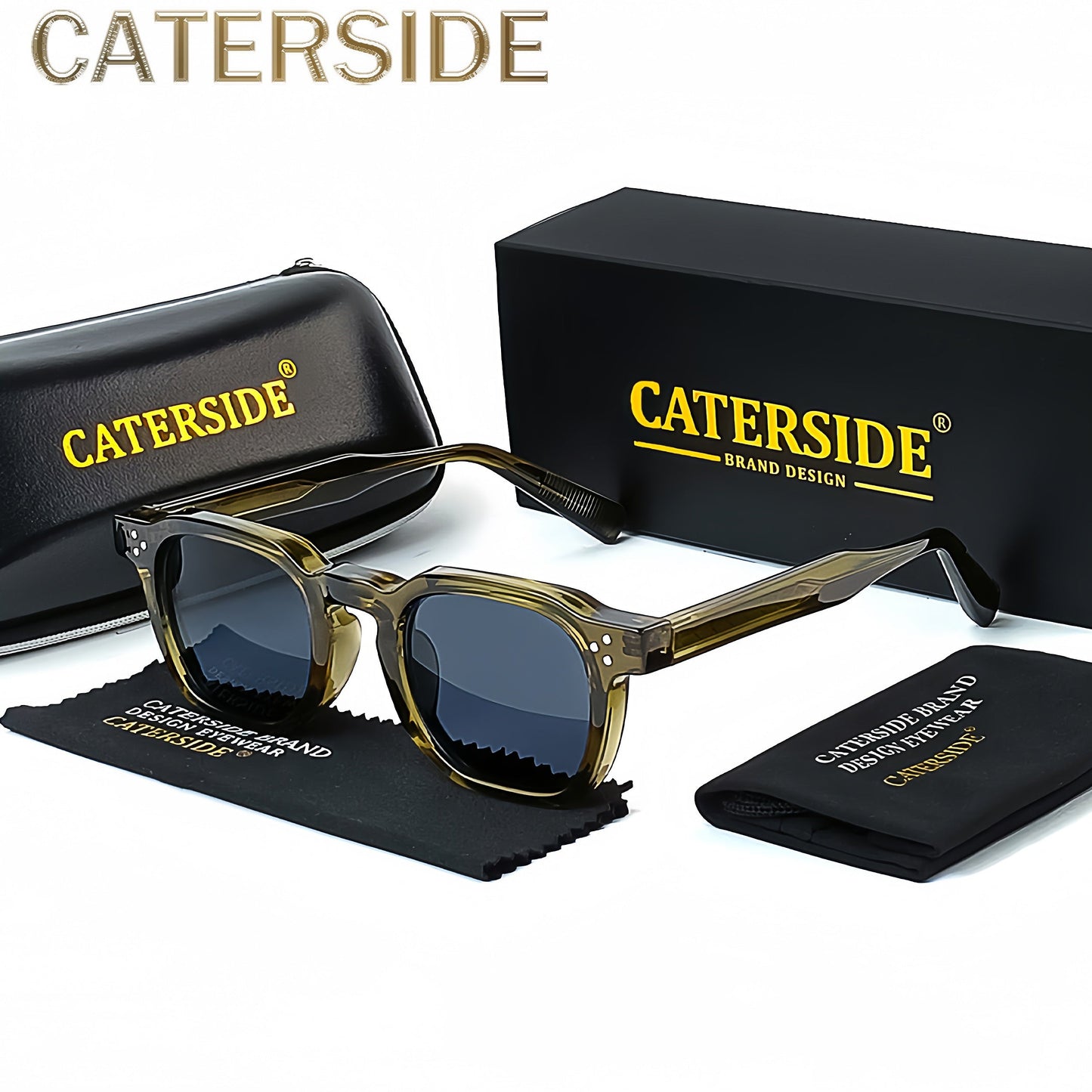 Caterside Fashion Glasses – Versatile Square Frames for All