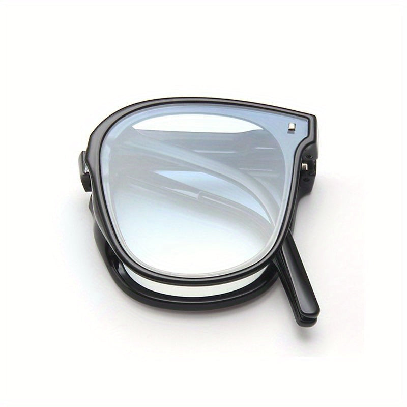 Fashionable Rivet Decor Polarized Square Glasses – Stylish & Portable