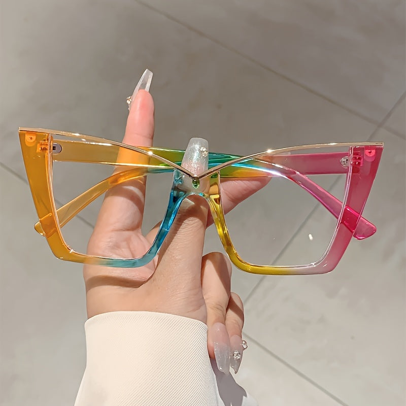 Fashion Cat Eye Glasses for Women – Chic Non-Prescription Eyewear