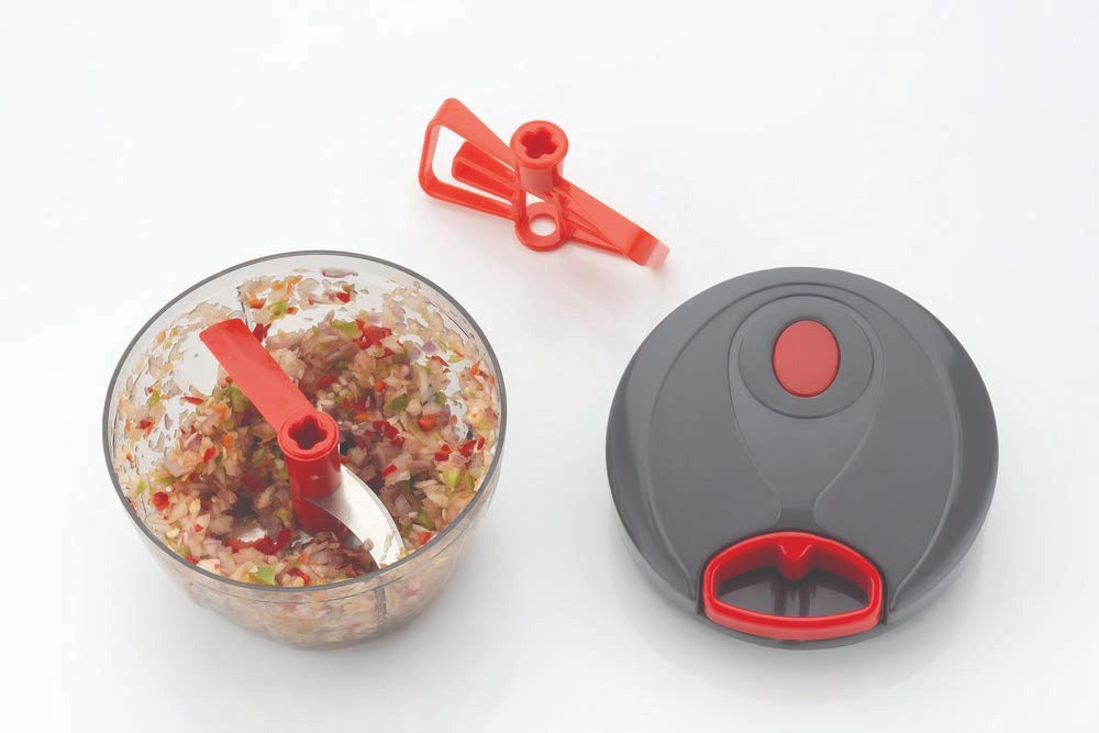 Manual 2 in 1 Compact & Powerful Hand Held Vegetable Chopper/Blender