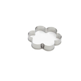 Cookie Cutter Stainless Steel Cookie Cutter with Shape Heart Round Star and Flower (4 Pieces)