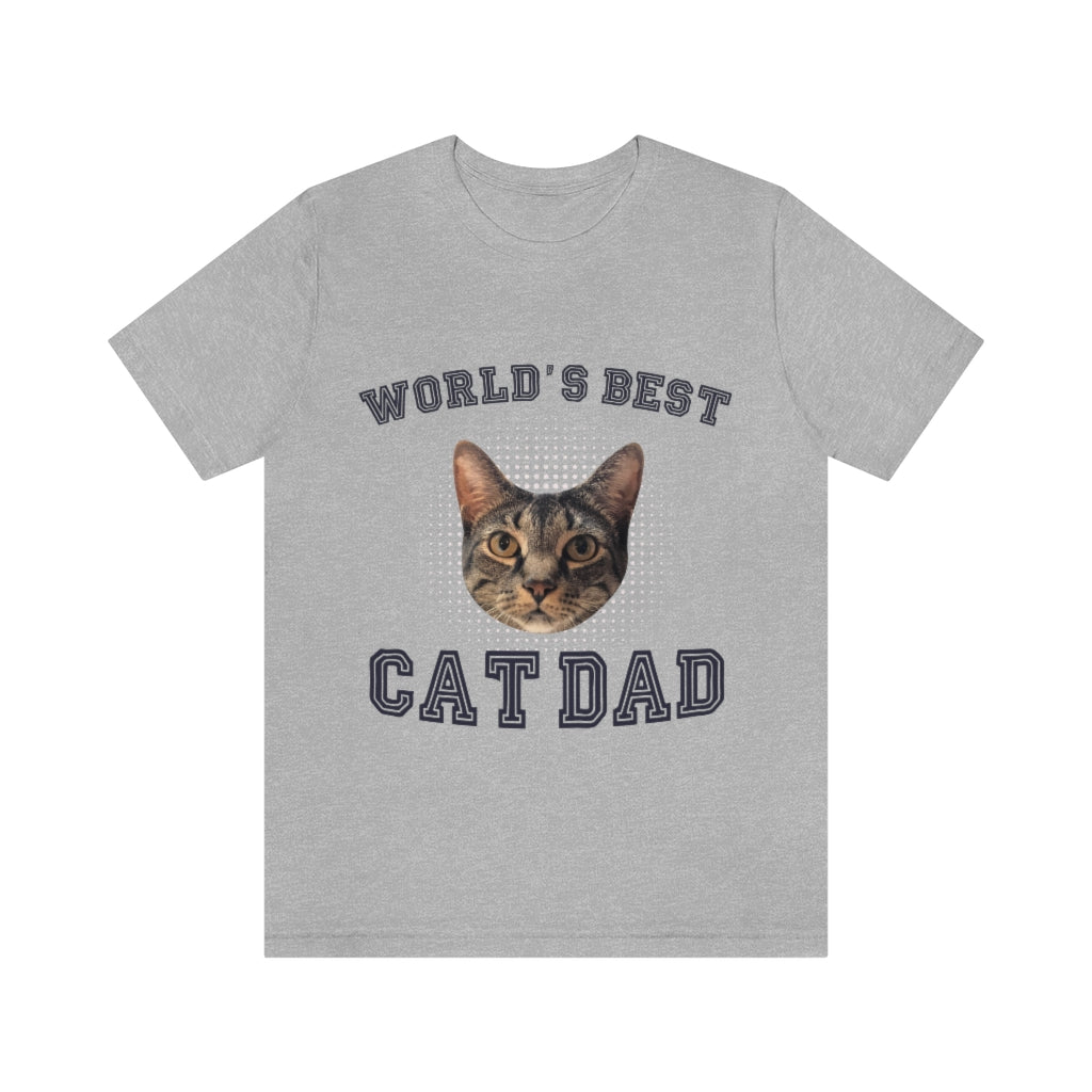 Customizable World's Best Cat Dad T-Shirt