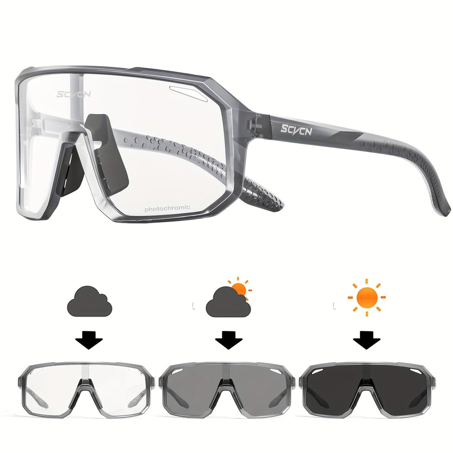 Classic Racing Cycling Glasses – Photochromic Outdoor Eyewear