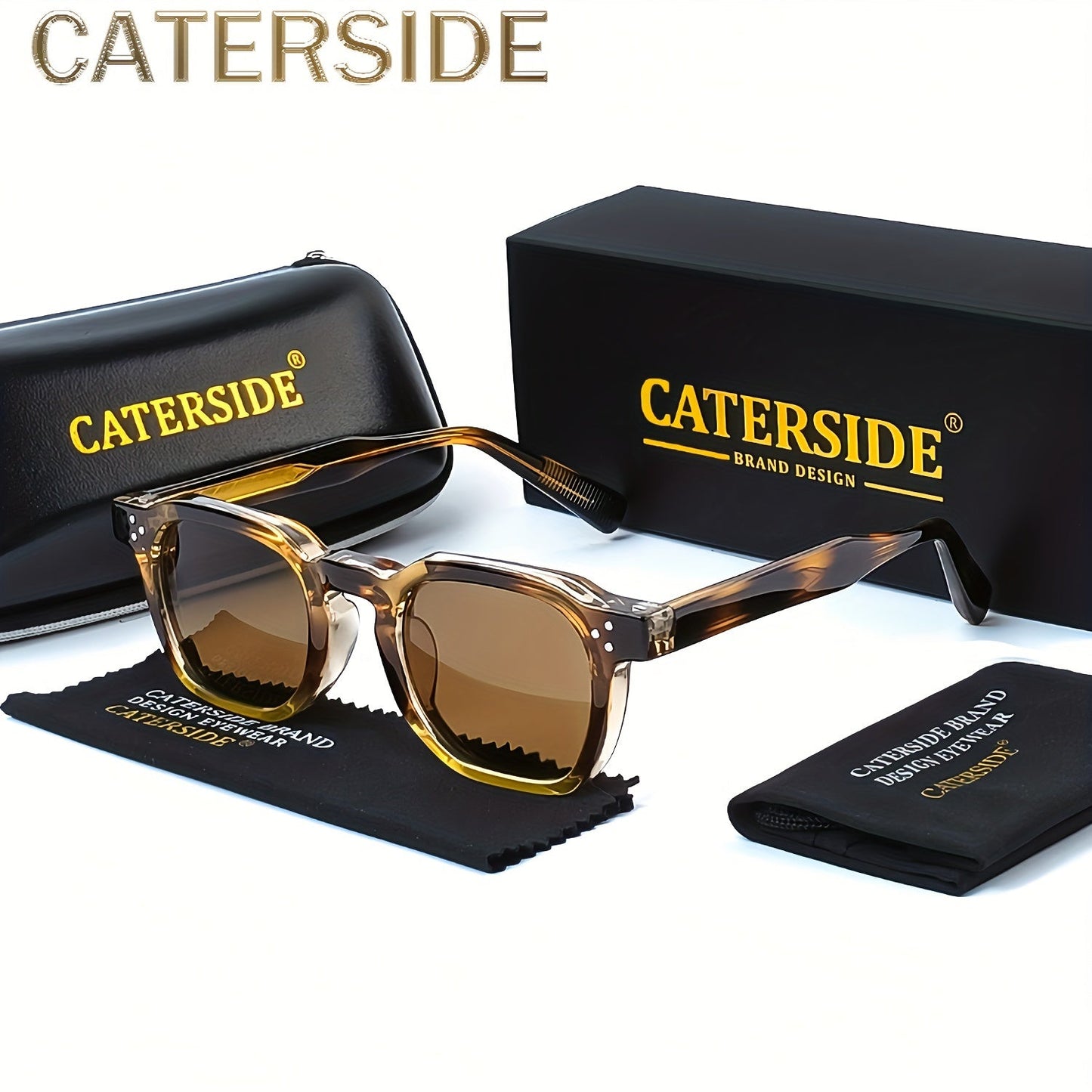 Caterside Fashion Glasses – Versatile Square Frames for All
