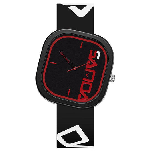 Sanda Silicone Square Fashion Trend Waterproof Watch