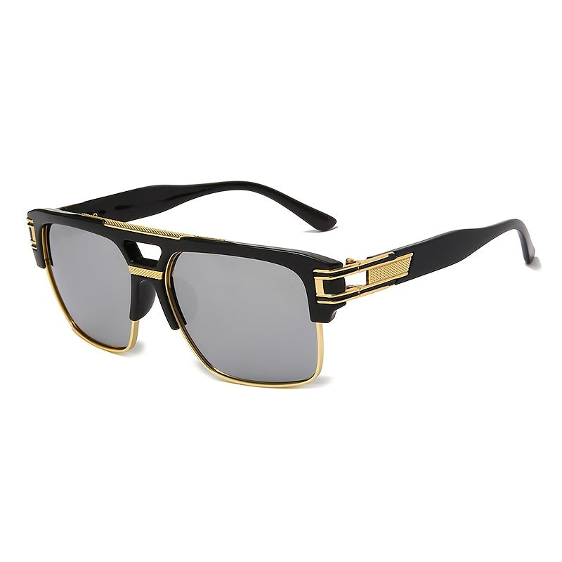 Men's Large Frame Fashion Glasses – Stylish Eyewear for Outdoor Adventures