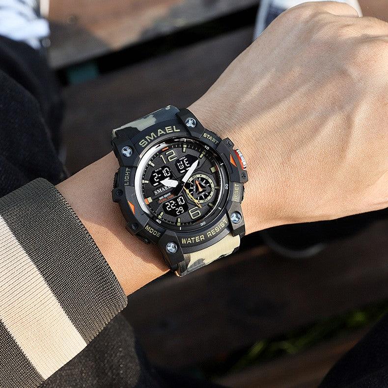 SMAEL Analog Digital Multifunctional Waterproof Watch For Men 8007