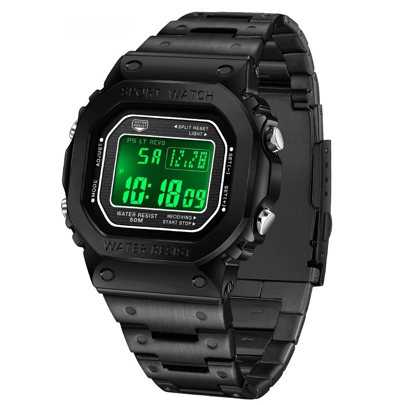 Sanda Steel Digital sport watch for Men 2162