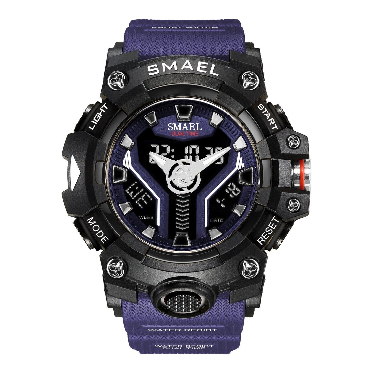 SMAEL 8075 Men's Analog Digital Waterproof Outdoor Multifunctional Watch For men