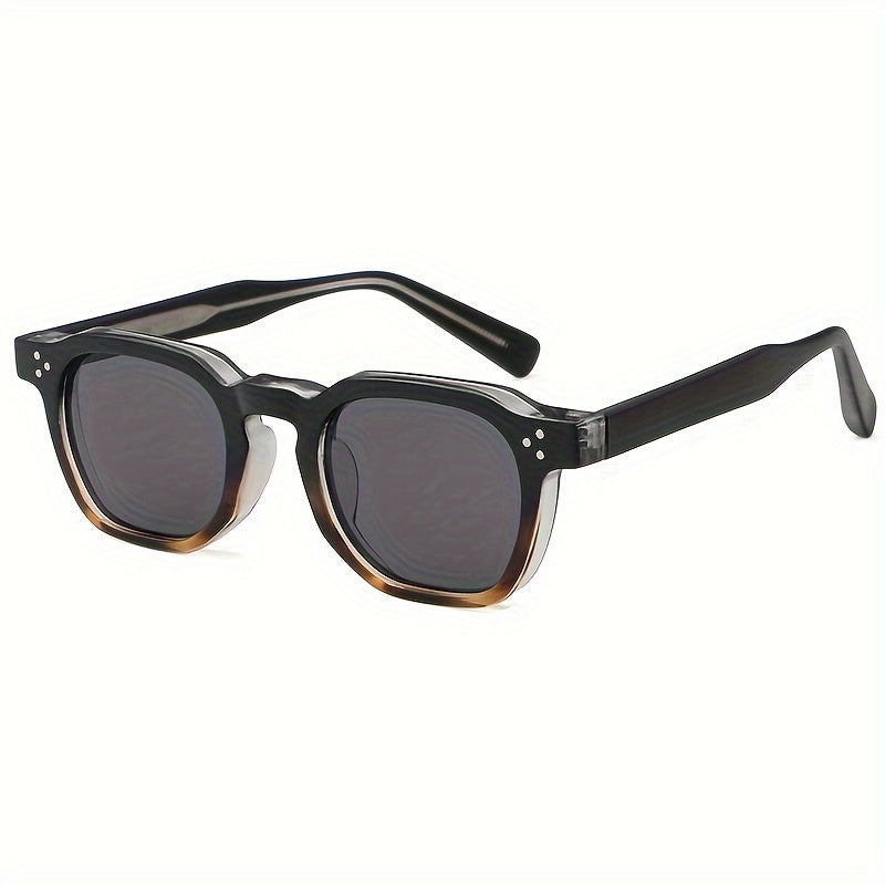 Vintage Retro Square Frame Glasses – Stylish Accessories for Adventurers