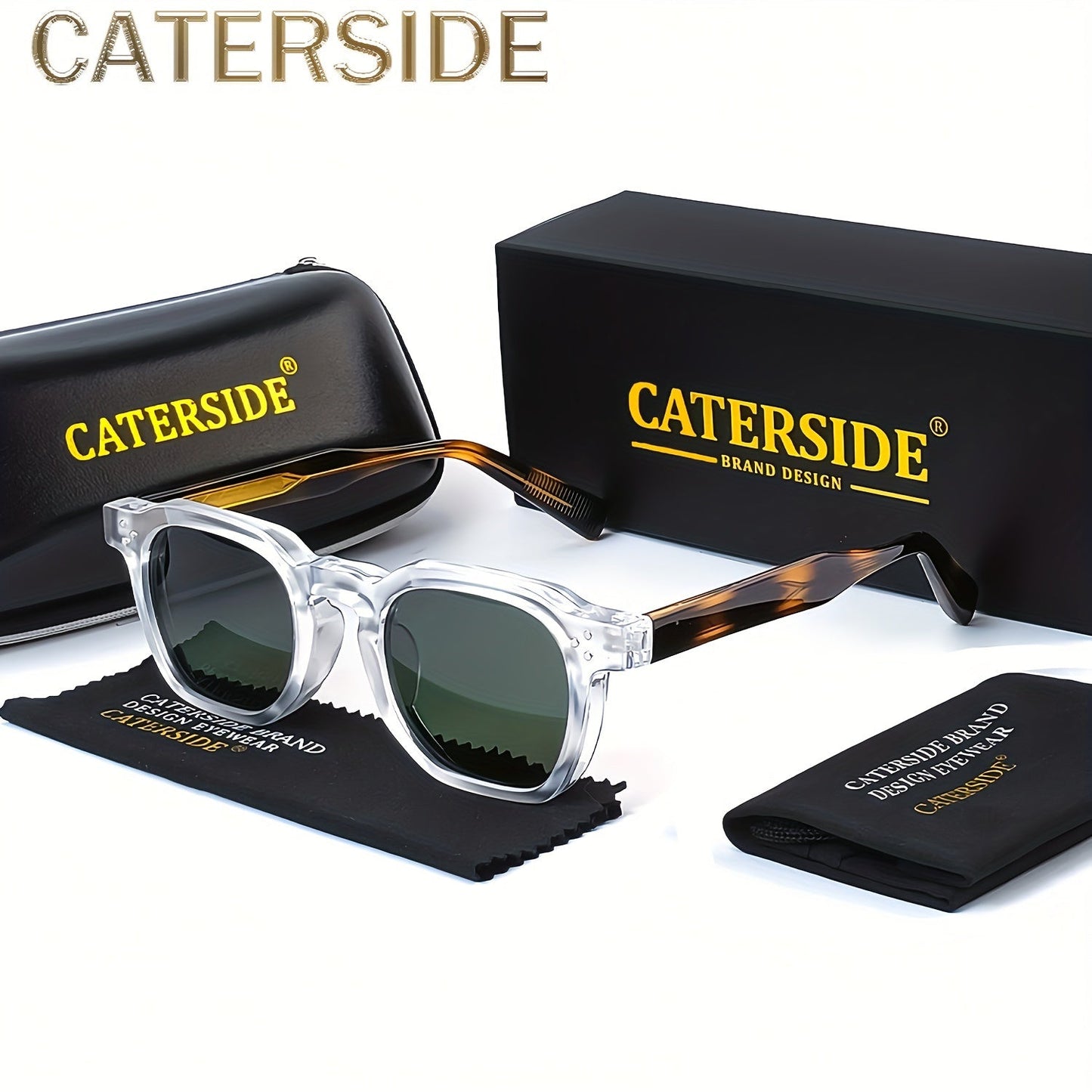 Caterside Fashion Glasses – Versatile Square Frames for All