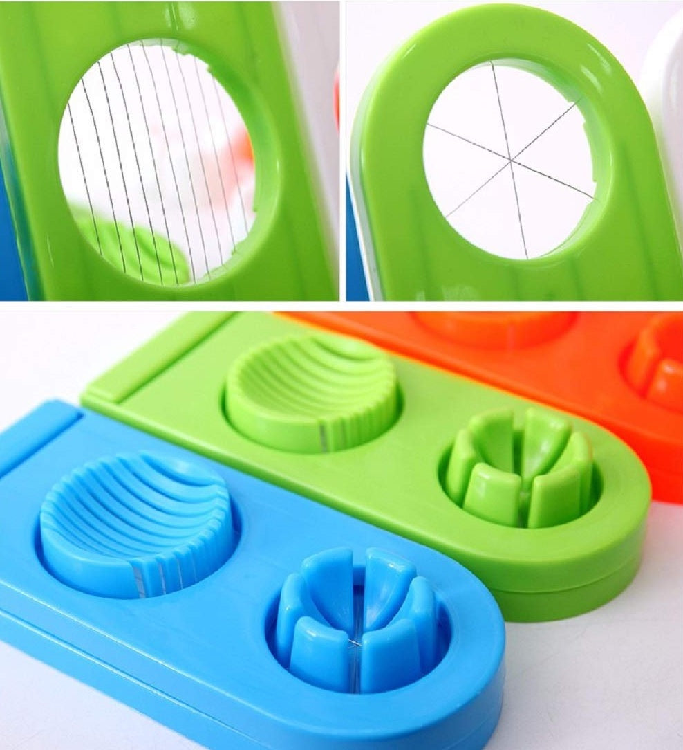 Multi-Segment 2 in 1 Egg Cutter/Slicer