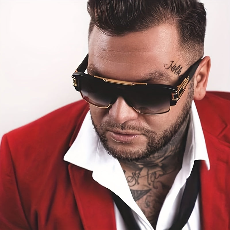 Men's Large Frame Fashion Glasses – Stylish Eyewear for Outdoor Adventures