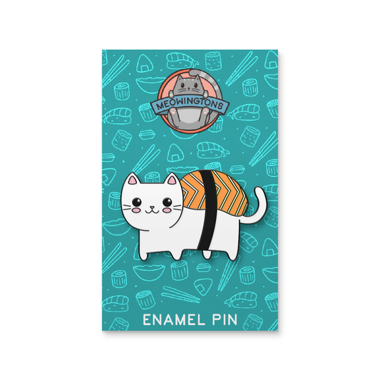 Nigiri Sushi Cat Pin