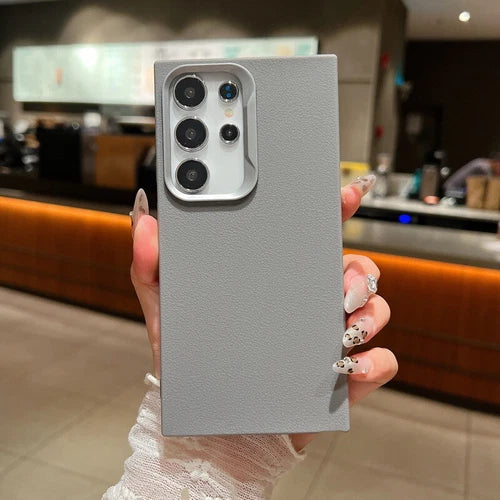 LuxeBlock Leather Armor Case