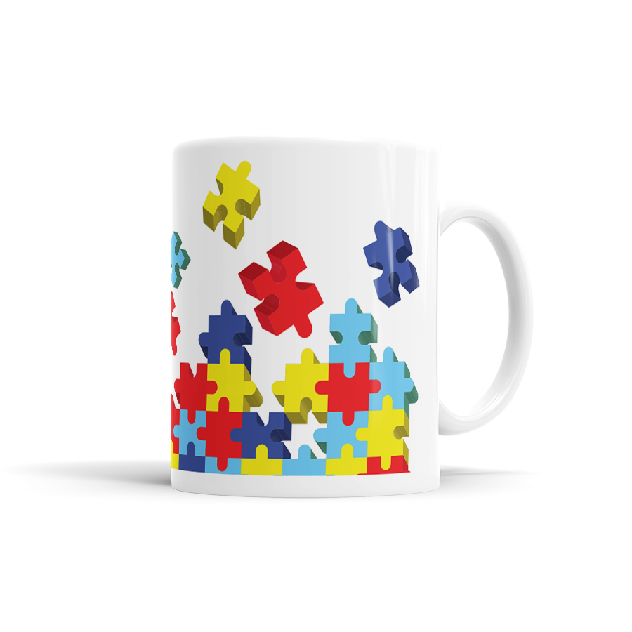 Autism Puzzle Pieces Mug