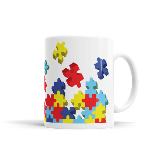Autism Puzzle Pieces Mug