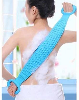 Silicone Body Back Scrubber Bath Brush Washer For Dead Skin Removal (With Box)