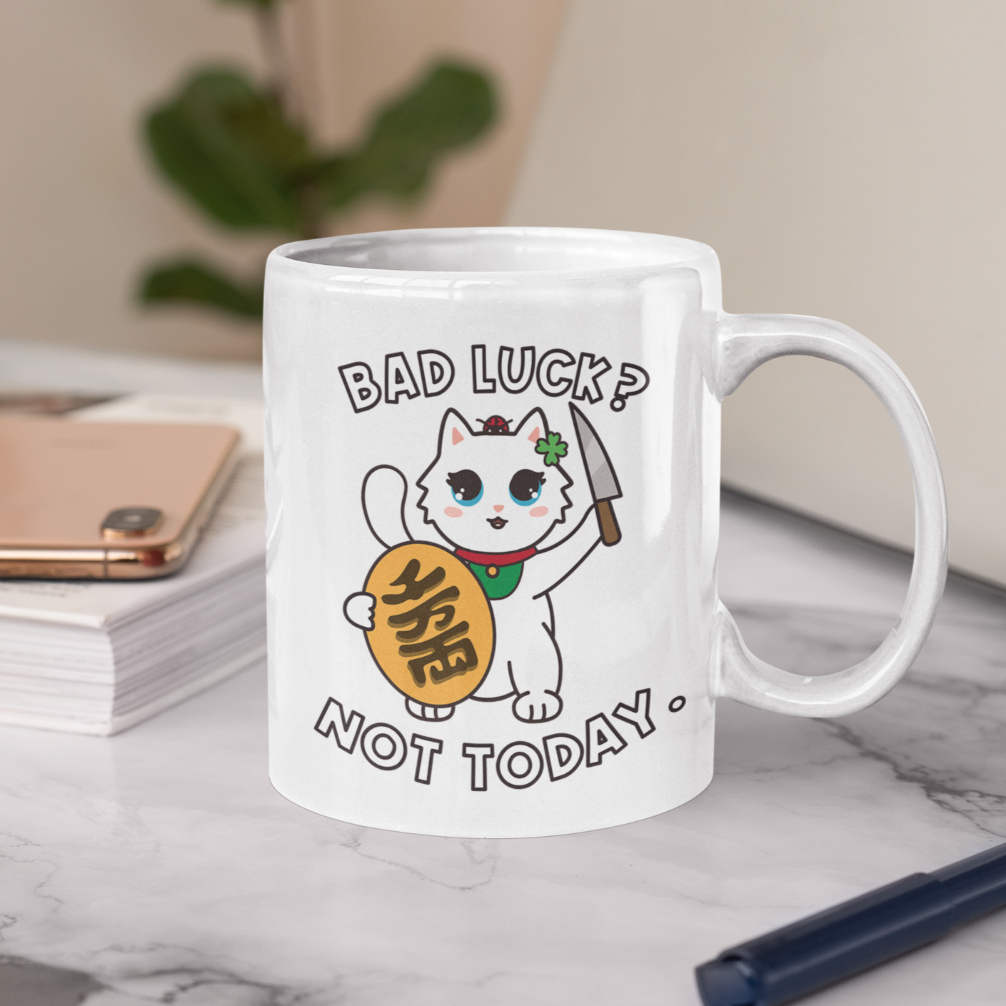 Maneki Neko Millie the Cat Mug