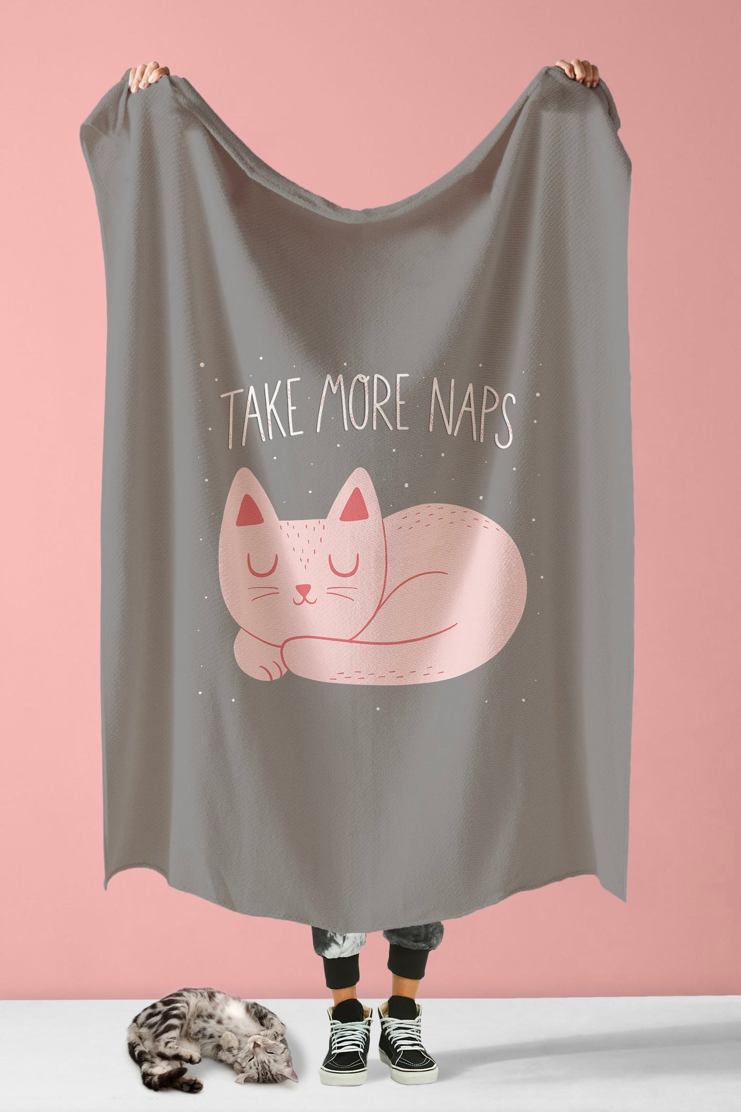 More Naps Sherpa Blanket