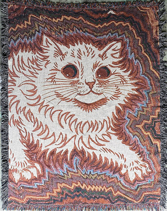 Louis Wain Cat Blanket