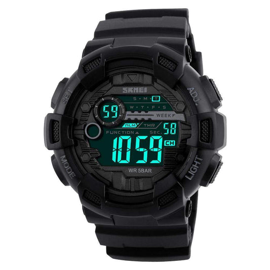 Skmei 1243 Original Digital waterproof Sports wrist watch Chronograph for Boys For Men