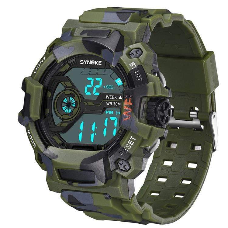 Synoke 9603 Digital Sports Military watch For Boys Girls Men Women