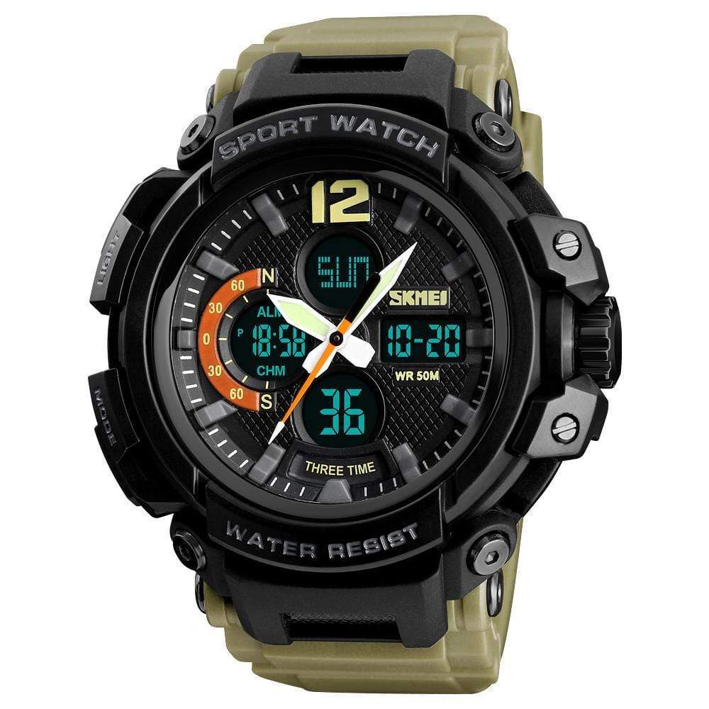 Skmei 1343 Original Analog Digital Waterproof sport watch for men