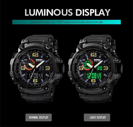 Skmei 1520 Original Analog Digital Multifunction watch for Men